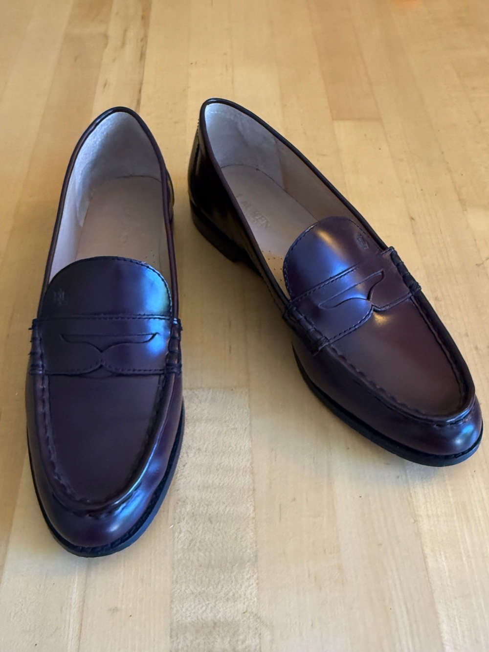 Ralph Lauren Wynnie Leather Loafers 10B *EUC* - Picture 6 of 13